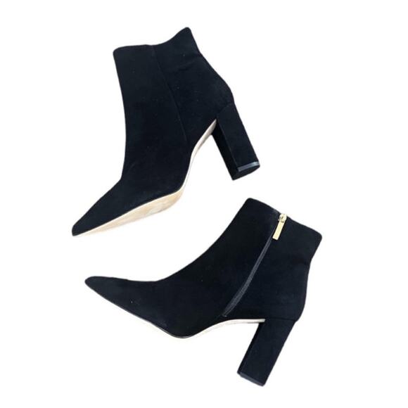 NWOT L’Agence Galena Black Suede Bootie - Sz EU41/US11 - Picture 4 of 8